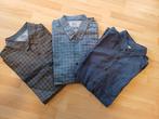 3 heren overhemden S.Oliver/ Jack & Jones maat XL, Blauw, Ophalen of Verzenden, Zo goed als nieuw, Halswijdte 43/44 (XL)