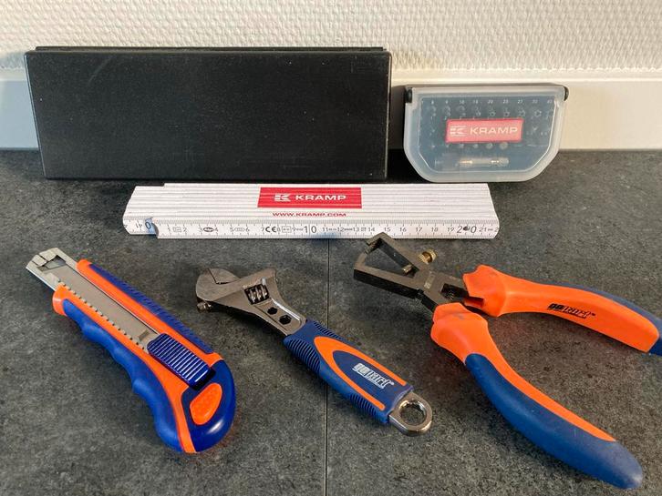 6-delige Handgereedschap Set - Kramp Bahco, Doe-het-zelf en Verbouw, Gereedschap | Handgereedschap, Zo goed als nieuw, Ophalen of Verzenden