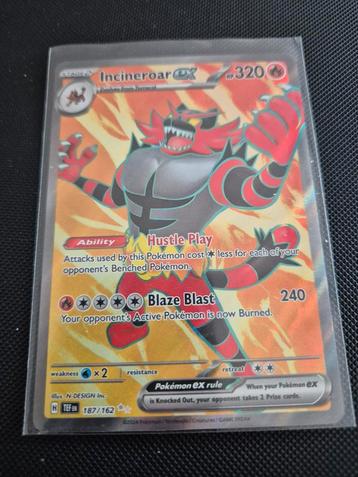 187 Incineroar Temporal Forces Pokemon TCG  beschikbaar voor biedingen