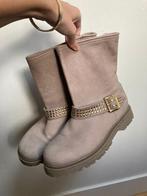 Taupe kleurige lederen laarzen met gespen van cha, maat 39, Kleding | Dames, Schoenen, Ophalen of Verzenden