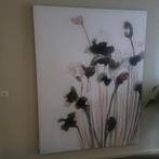prachtig doek bloem Anick de Rpuw, 125 cm of meer, Ophalen of Verzenden, Zo goed als nieuw, Schilderij