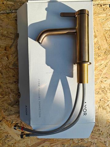 Hansgrohe Axor one wastafel mengkraan brushed bronze nieuw. beschikbaar voor biedingen