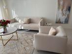 Stijlvolle Fauteuil & 2,5-Zitsbank beige, Huis en Inrichting, Ophalen, 150 tot 200 cm, Zo goed als nieuw, Rechte bank