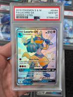 Pokémon PSA 10 Lucario GX #SV64 Hidden Fates, Hobby en Vrije tijd, Verzamelkaartspellen | Pokémon, Ophalen of Verzenden, Zo goed als nieuw
