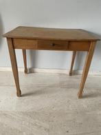 Antiek tafeltje, Huis en Inrichting, Gebruikt, 55 tot 75 cm, Rechthoekig, Hout