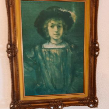 Oude Schilderij Portret Jonge Man beschikbaar voor biedingen