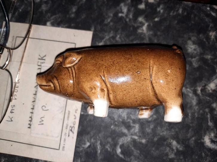 Vintage Spaarpot Varken Keramiek, Antiek en Kunst, Antiek | Keramiek en Aardewerk, Ophalen of Verzenden