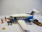 Playmobil vliegtuig 5395 en luchthaven verkeersleiders 5396, Kinderen en Baby's, Speelgoed | Playmobil, Gebruikt, Ophalen of Verzenden