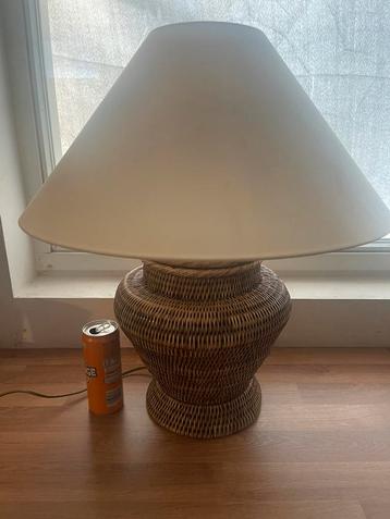 Birma rieten XL lamp Vintage rotan beschikbaar voor biedingen