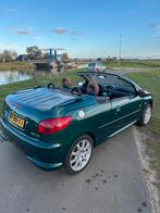 Peugeot 206 CC Roland Garros 1.6 16V 2003 Groen, Auto's, Peugeot, Voorwielaandrijving, Start-stop-systeem, 4 cilinders, Cabriolet