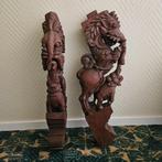 Hout gesneden consoles dragers Oosters, Ophalen