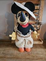 Replica 1930s Cowboy Mickey Mouse Doll Knickerbocker, Verzamelen, Disney, Ophalen of Verzenden, Mickey Mouse, Gebruikt, Beeldje of Figuurtje