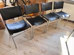Martin Visser SE06 stoelen vintage, Huis en Inrichting, Stoelen, Ophalen, Gebruikt, Zwart, Metaal