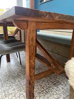 Mooie, robuuste eettafel, Huis en Inrichting, Tafels | Eettafels, Ophalen, Gebruikt, 100 tot 150 cm, Eikenhout