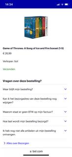Game of thrones, Boeken, Nieuw, Ophalen of Verzenden