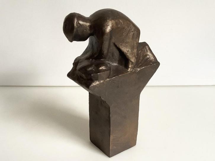 Beeld De Tuinder Leeuwarden Huizum 1982 David van Kampen, Antiek en Kunst, Kunst | Beelden en Houtsnijwerken, Verzenden