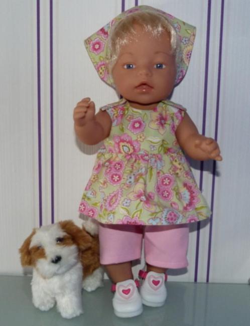 poppenkleertjes babypop born 43cm (lente setje ), Kinderen en Baby's, Speelgoed | Poppen, Nieuw, Babypop, Ophalen of Verzenden