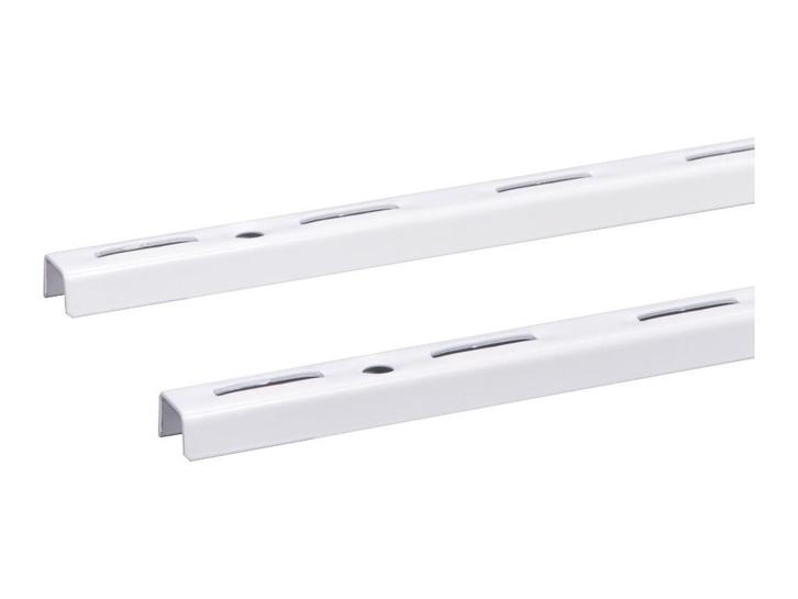 Element Rails enkel wit 2 stuks 100 cm, Huis en Inrichting, Stoffering | Vloerbedekking, Nieuw, Laminaat, Wit, Zwart, Ophalen