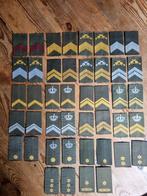 Lot rangen gvt soldaat tot majoor, Ophalen of Verzenden, Landmacht, Nederland, Embleem of Badge