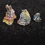 3 stukken bismuth, Verzamelen, Mineralen en Fossielen, Ophalen of Verzenden, Mineraal