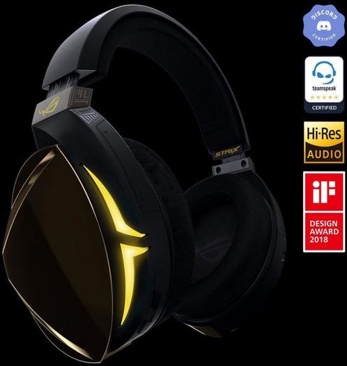 ASUS Rog Strix Fusion 700 ACI FR Gaming Headset, Audio, Tv en Foto, Koptelefoons, Zo goed als nieuw, Op oor (supra aural), Overige merken