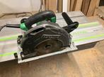 Hitachi cirkelzaag met adapter voor geleider festool, Cirkelzaag, Ophalen of Verzenden, Zo goed als nieuw, 30 tot 70 mm