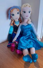 Frozen Anna en Elsa circa 75 cm, Ophalen of Verzenden, Zo goed als nieuw, Overige typen