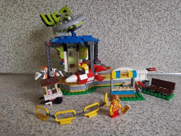 Lego Creator – 31095 Zweefmolen, Kinderen en Baby's, Speelgoed | Duplo en Lego, Zo goed als nieuw, Lego, Complete set, Ophalen of Verzenden