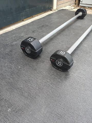 Lifemaxx 10 en 15 kg barbell (nieuw) beschikbaar voor biedingen