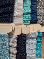 partijtje blauw turkoois vintage sierband, veel meters, Ophalen of Verzenden, Nieuw, Kant