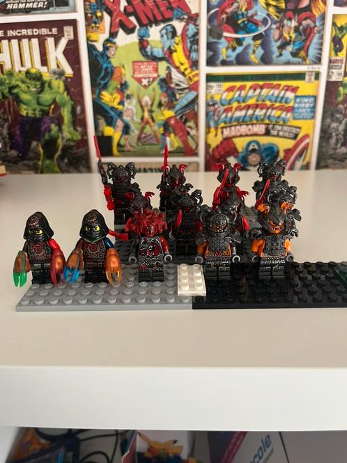 Lego Ninjago Acronix en Krux + Diverse Vermillion Krijgers, Kinderen en Baby's, Speelgoed | Duplo en Lego, Zo goed als nieuw, Lego