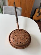 Antieke koperen beddenpan, Ophalen of Verzenden, Koper