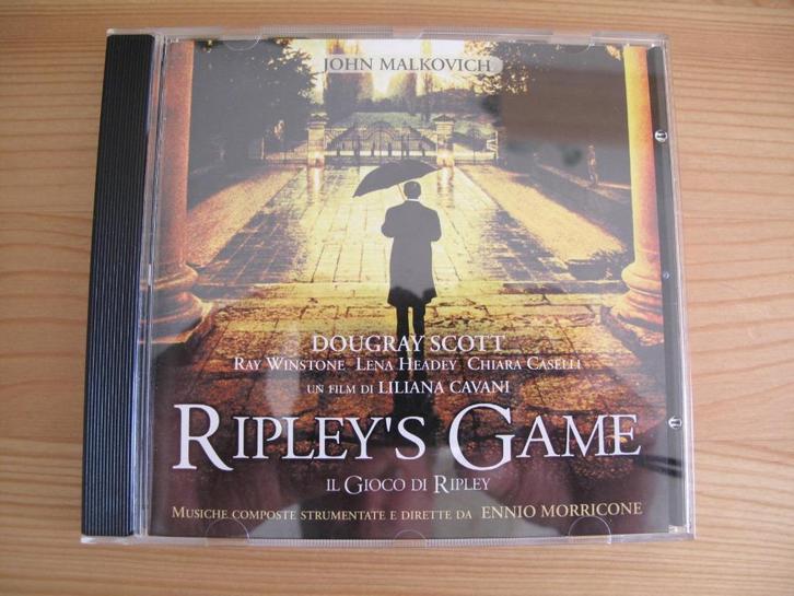 Ennio Morricone – Ripley's Game soundtrack cd, Cd's en Dvd's, Cd's | Filmmuziek en Soundtracks, Zo goed als nieuw, Ophalen of Verzenden
