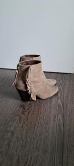 ASH laarsjes met franjes maat 38, Kleding | Dames, Schoenen, Ash, Verzenden, Beige, Lage of Enkellaarzen