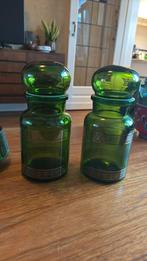 Groene apothekerspotten apothekersflessen vintage, Huis en Inrichting, Keuken | Potten en Pannen, Ophalen of Verzenden, Zo goed als nieuw