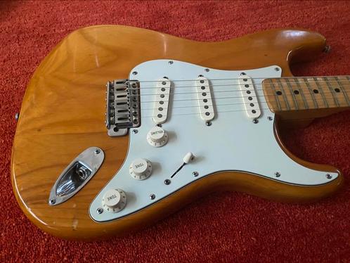 Fender Stratocaster Natural 3-piece top Ash from 1977, Muziek en Instrumenten, Snaarinstrumenten | Gitaren | Elektrisch, Gebruikt