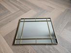 Wandspiegel met metalen gouden lijst, Huis en Inrichting, Woonaccessoires | Spiegels, Ophalen, Minder dan 50 cm, Zo goed als nieuw