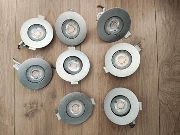 BRILONER LED Inbouwspot set 7048 Ø 90 mm chroom mat, 8 stuks beschikbaar voor biedingen