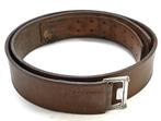 Bruin leren Polizei Equipment riem 1939, Verzenden, Landmacht, Duitsland, Kleding of Schoenen