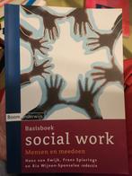 Basisboek Social Work - Mensen en Meedoen, Boeken, Gelezen, Hans van Ewijk, Frans Spierings, Ria Wijnen-Sponselee, Alpha, HBO