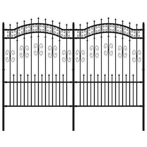 Tuinhek met spijlpunten 190 cm €200, Tuin en Terras, Tuinpoorten, Nieuw, Looppoort, Ophalen of Verzenden
