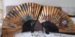 Twee decoratieve handwaaiers, Huis en Inrichting, Woonaccessoires | Overige, Ophalen of Verzenden, Gebruikt