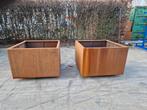 Cortenstalen bloembakken, Rond, Nieuw, Ophalen of Verzenden, Binnen