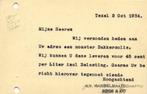 NV Handelmaatschappij Dros + Co. Texel - 10.1934 - briefkaar, Postzegels en Munten, Ophalen of Verzenden, Briefkaart