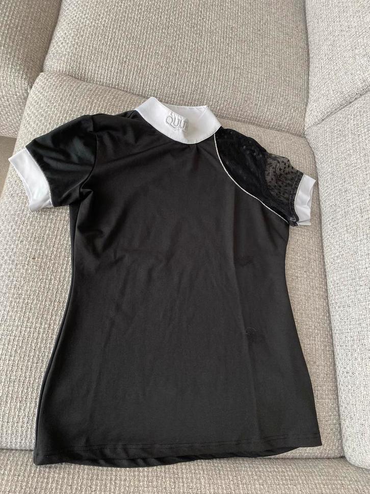 Quur Wedstrijd Shirt maat xs, Dieren en Toebehoren, Paardrijkleding, Zo goed als nieuw, Dames, Overige soorten, Ophalen of Verzenden