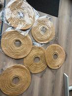 6 Goudgele Lampionnen - 40cm Diameter, 25 tot 50 cm, Beige, Rond, Ophalen of Verzenden