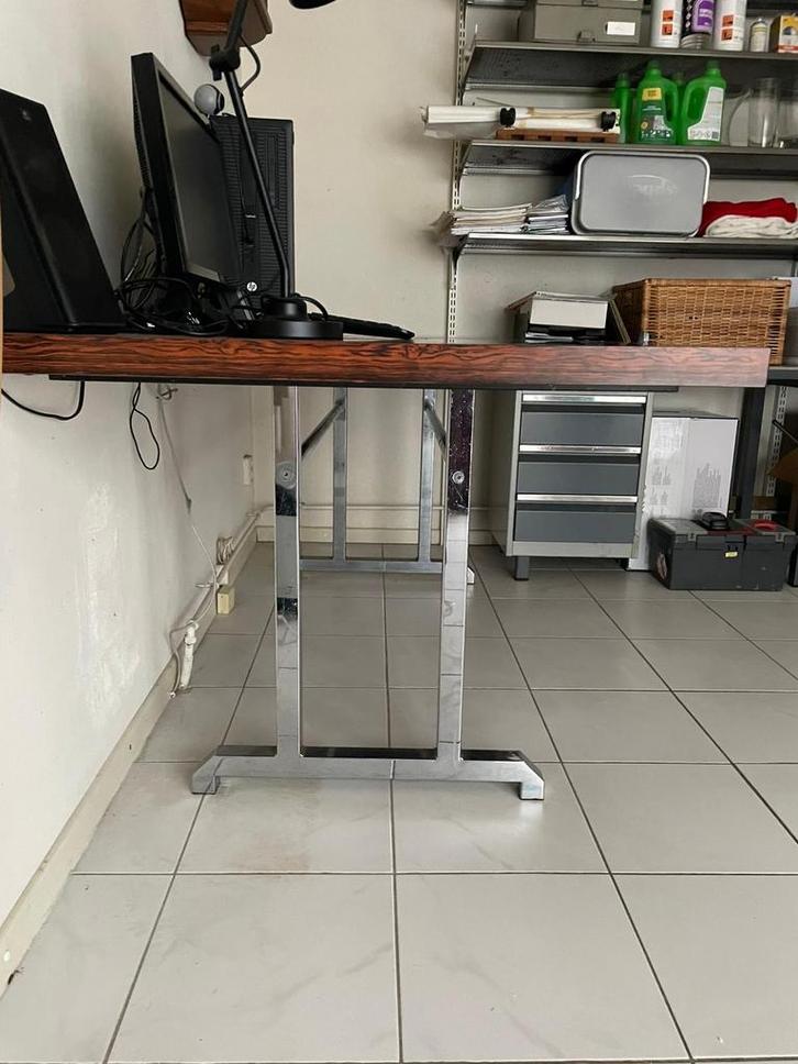 Vintage Bureau / Eettafel - 6 persoons OPHALEN IN ARKEL, Huis en Inrichting, Bureaus, Gebruikt, Bureau, Ophalen