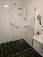 Douchewand (glas) br. 110 cm, h. 200 cm, Ophalen, Gebruikt, 100 tot 150 cm, Overige typen