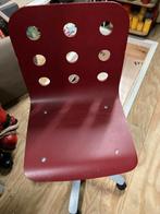 2 stuks IKEA bureaustoel (type JULES / SKRUVSTA-achtig), Ophalen, Zo goed als nieuw, Rood, Bureaustoel