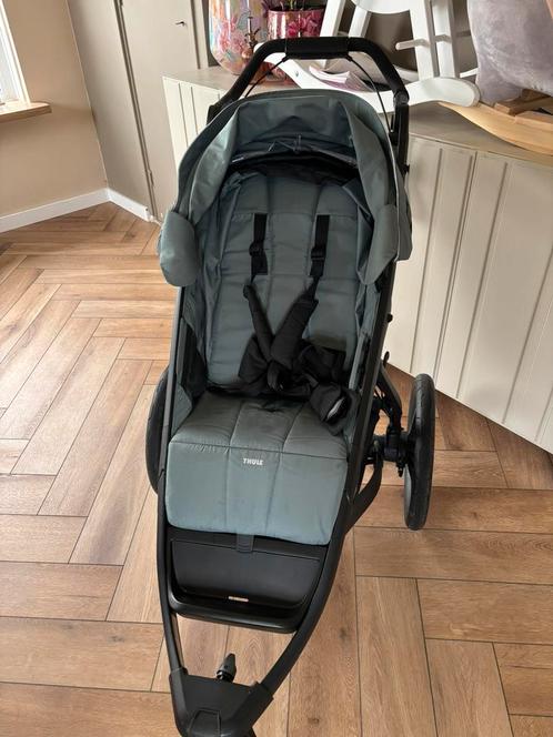 Thule Urban Glide 3 Mid Blue met voetenzak, Kinderen en Baby's, Kinderwagens en Combinaties, Zo goed als nieuw, Kinderwagen, Overige merken
